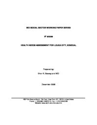 thumnail for Louga_Health_Needs_Assessment_Mar2010.pdf