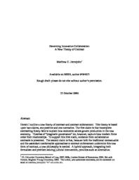 thumnail for GoverningInnovativeCollaboration-MattJennejohn-draft2_7_.pdf
