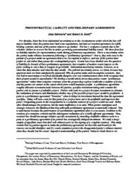 thumnail for Precontractual_Liability_and_Preliminary_Agreements_-final_10-9-06.pdf