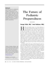 thumnail for Foltin_-_Future_of_Pediatric_Preparedness.pdf