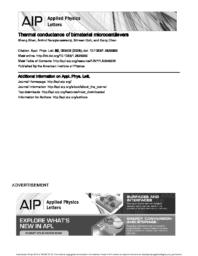 thumnail for ApplPhysLett_92_063509thermal_conductance_of_bimaterial_microcantilevers.pdf