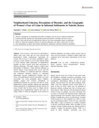 thumnail for Winter et al. - 2021 - Neighborhood Cohesion, Perceptions of Disorder, an.pdf