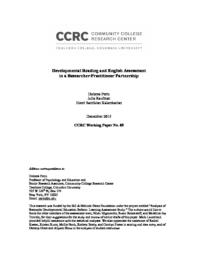 thumnail for developmental-reading-english-assessment-researcher-practitioner-partnership.pdf