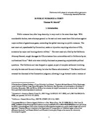 thumnail for Is_Public_Nuisance_a_Tort.pdf