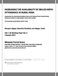 thumnail for UNICEF_IV_Skilled_Birth_Attendance_28Jan2013.pdf