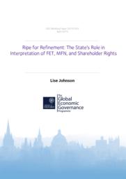 thumnail for GEG-WP_101-Ripe-for-Refinement-The-States-Role-in-Interpretation-of-FET-MFN-and-Shareholder-Rights-Lise-Johnson_0.pdf