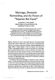 thumnail for Marriage__Domestic_Partnership__and_the_Future_of_Separate_but_Equal.pdf