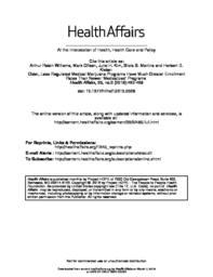 thumnail for Williams_Older, Less Regulated Medical Marijuana Programs Have Much Greater Enrollment Rates Than Newer 'Medicalized' Programs..pdf