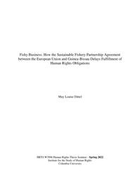 thumnail for Dittel - 2022 - Fishy Business How the Sustainable Fishery Partne.pdf
