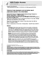 thumnail for Fink_Patterns of major depression and nonmedical use of prescription opioids in the United States..pdf