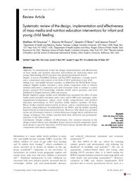 thumnail for Graziose et al. - 2018 - Systematic review of the design, implementation an.pdf