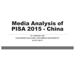 thumnail for Media Analysis of PISA 2015 Results - China.pdf