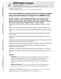 thumnail for Almeida et al. - 2018 - Test-retest reliability of cerebral blood flow in .pdf