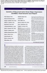 thumnail for Holmans et al. - 2007 - Genetics of Recurrent Early-Onset Major Depression.pdf