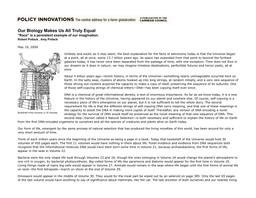 thumnail for Pollack - 2009 - Our Biology Makes Us All Truly Equal.pdf