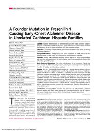 thumnail for Athan - 2001 - A Founder Mutation in Presenilin 1 Causing Early-O.pdf