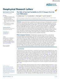 thumnail for Geophysical Research Letters - 2022 - Rold n‐G mez - The Role of Internal Variability in ITCZ Changes Over the Last.pdf