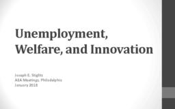 thumnail for Unemployment, Welfare, and Innovation.pdf