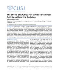 thumnail for Obikili_2021_Effects of APOBEC3G's Cytidine Deaminase Activity on Retroviral Evolution.pdf