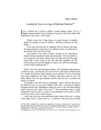 thumnail for Pollack - 2011 - Locating the Soul in an Age of Molecular Medicine.pdf
