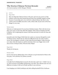 thumnail for UnderreportedwithNicholasLemann-2022-TheStoriesChineseFictionReveals.pdf