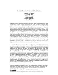 thumnail for Cogburn et al. - 2022 - The Racial Projects of White Social Work Students.pdf
