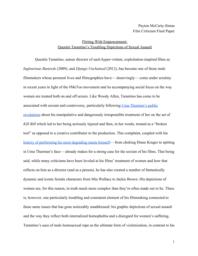 thumnail for Tarantino Final Paper .pdf
