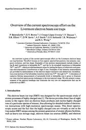 thumnail for Beiersdorfer et al. - 1996 - Overview of the current spectroscopy effort on the.pdf