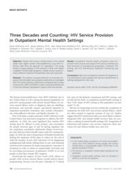 thumnail for Three decades and counting - HIV service provision in outpatient mental health settings.pdf