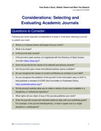 thumnail for Considerations-Selecting and Evaluating Academic Journals.pdf