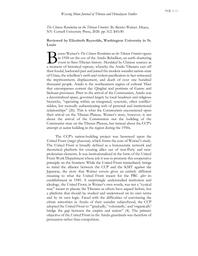 thumnail for Reynolds_2021_Book Review of The Chinese Revolution on the Tibetan Frontier.pdf