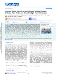 thumnail for 2020 Bhardwaj ACS Catal (Selective OER in saline solns w SiOx-Pt).pdf