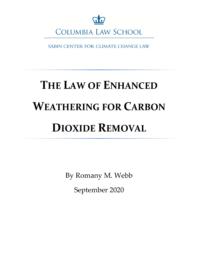 thumnail for Webb - The Law of Enhanced Weathering for CO2 Removal - Sept. 2020 (17).pdf