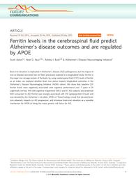 thumnail for Alzheimer's Disease Neuroimaging Initiative et al. - 2015 - Ferritin levels in the cerebrospinal fluid predict.pdf