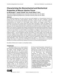 thumnail for Mondragon et al_2022_Characterizing the Biomechanical and Biochemical Properties of Mouse Uterine.pdf