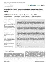 thumnail for Biotropica - 2021 - DeFries - Improved household living standards can restore dry tropical forests.pdf