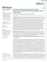 thumnail for Witte - 2023 - The Response of Ocean Skin Temperature to Rain.pdf