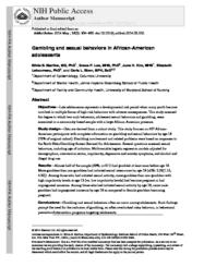 thumnail for Martins_Gambling and sexual behaviors in African-American adolescents.pdf