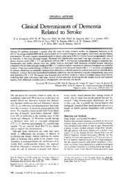 thumnail for Tatemichi-1993-Clinical determinants of dement.pdf