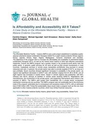 thumnail for Gregory et al_2019_Is Affordability and Accessibility All It Takes.pdf