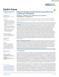 thumnail for Earth s Future - 2021 - Marvel - Projected Changes to Hydroclimate Seasonality in the Continental United States.pdf
