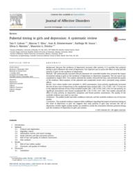 thumnail for Galvao_Pubertal timing in girls and depression a systematic review.pdf