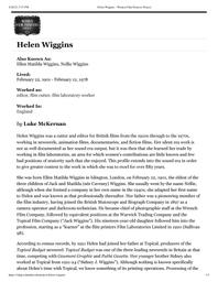 thumnail for Helen Wiggins – Women Film Pioneers Project.pdf
