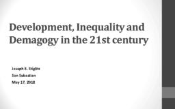 thumnail for San Sebastian Development, inequality and demagogy in the 21st_0.pdf