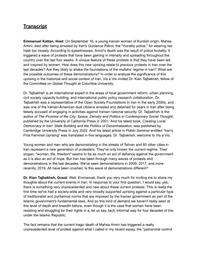 thumnail for VisaVis-2022-IranProtestsAFeministSocialMovement.docx - Google Docs.pdf