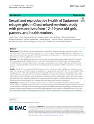 thumnail for Casey et al_Adol girls SRH Chad.pdf