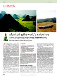 thumnail for Sachs et al. - 2010 - Monitoring the world's agriculture.pdf