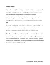 thumnail for Evolving Skills for Emerging Technologies - a Collaborative Approach.doc
