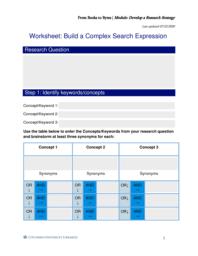 thumnail for Form Worksheet_ Build a Complex Search Expression.pdf