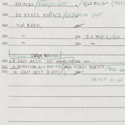 Eastern questionnaire, answ...